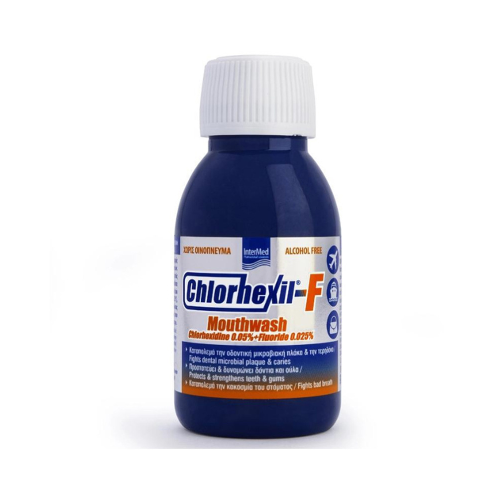 INTERMED - CHLORHEXIL F Mouthwash 0.05% + 0.025% - 100ml (travel size)